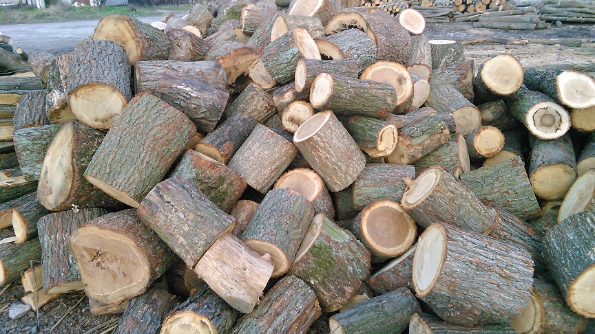 Palivové dřevo - akát, dub - 33cm